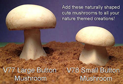 Large Button Mushroom Silicone Mold By Wsa
