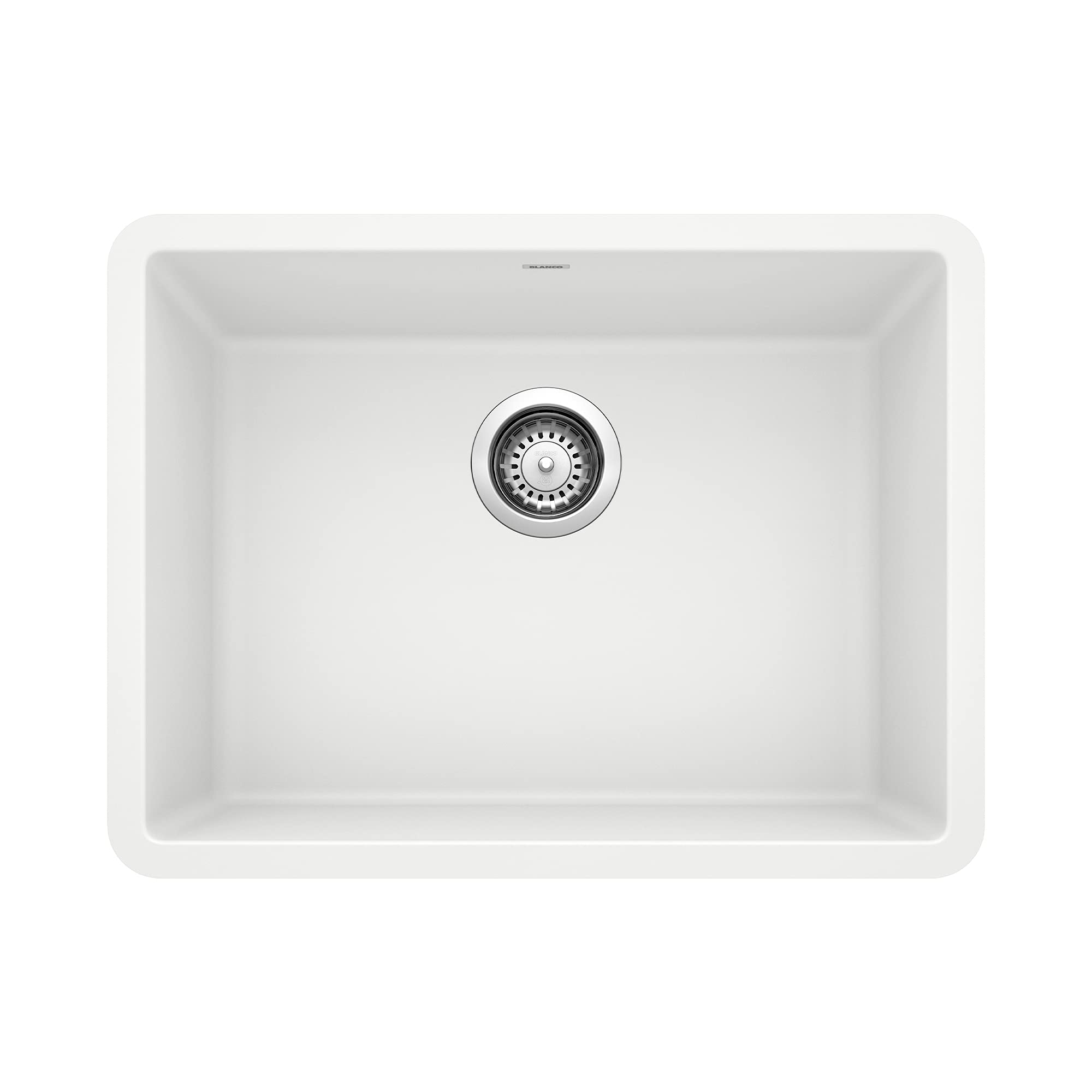 Blanco Precis Silgranit 24'' Single Bowl - White