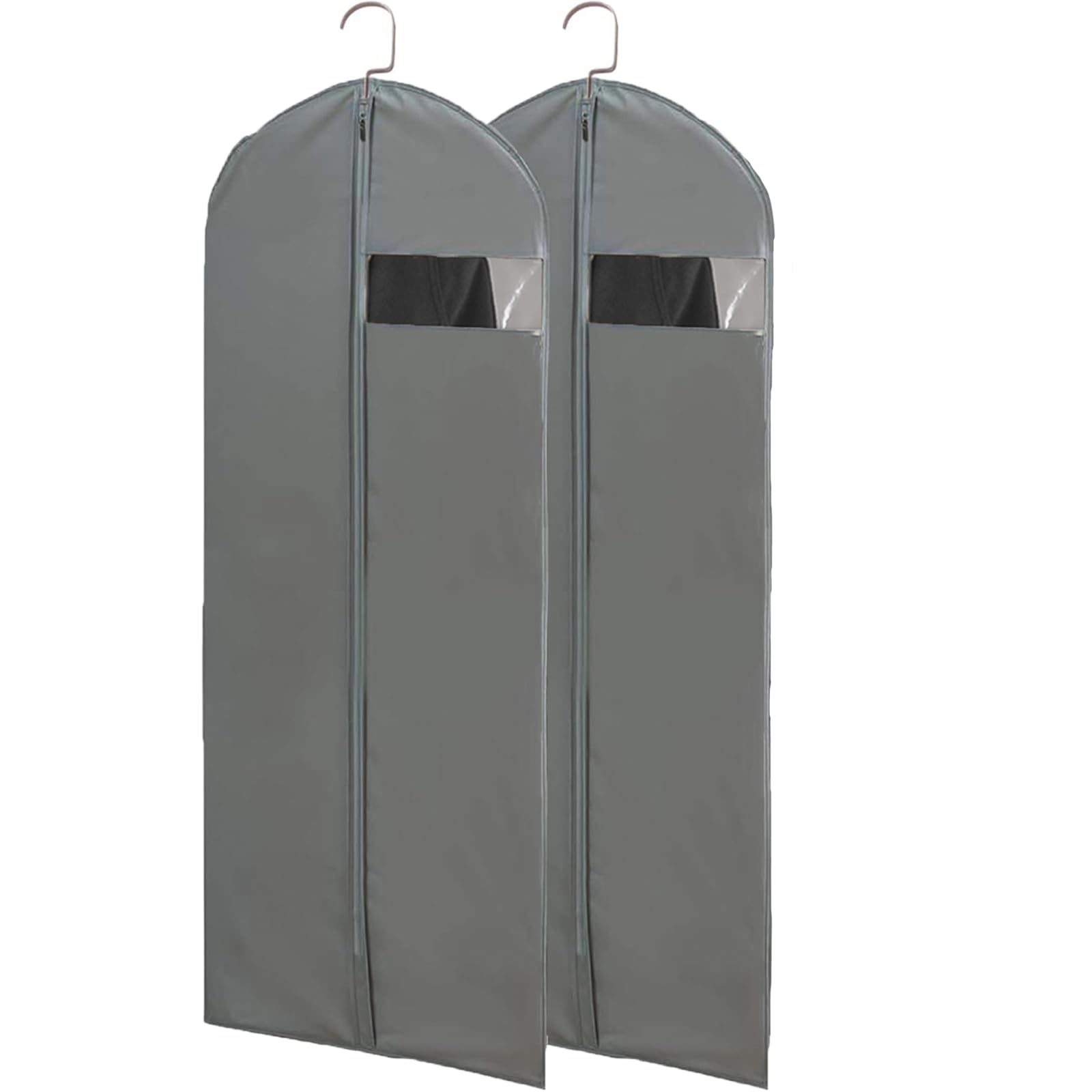 Kimmama Super Long Garment Bags For Hanging Clothes,Dress Bags For Gowns,Garment Protector Cover For Hanging Wedding Dress,Suit,