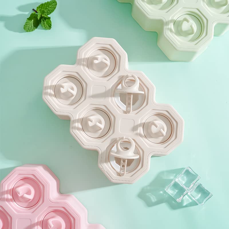 Jinru Baohua Ring Popsicle Molds 12 Pcs Silicone Popsicle Molds Bpa Free Reusable Popsicle Molds Easy Take Off Popsicle Maker (B