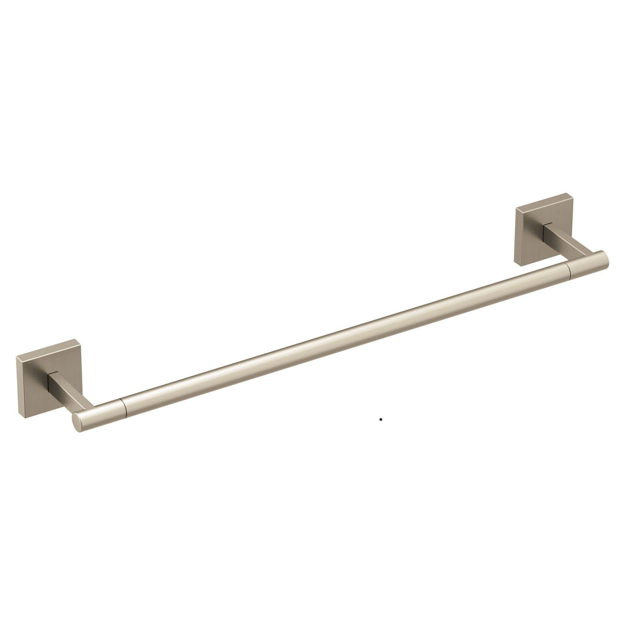 Moen Triva Brushed Nickel 18'' Bathroom -Towel Bar, Bp1818Bn