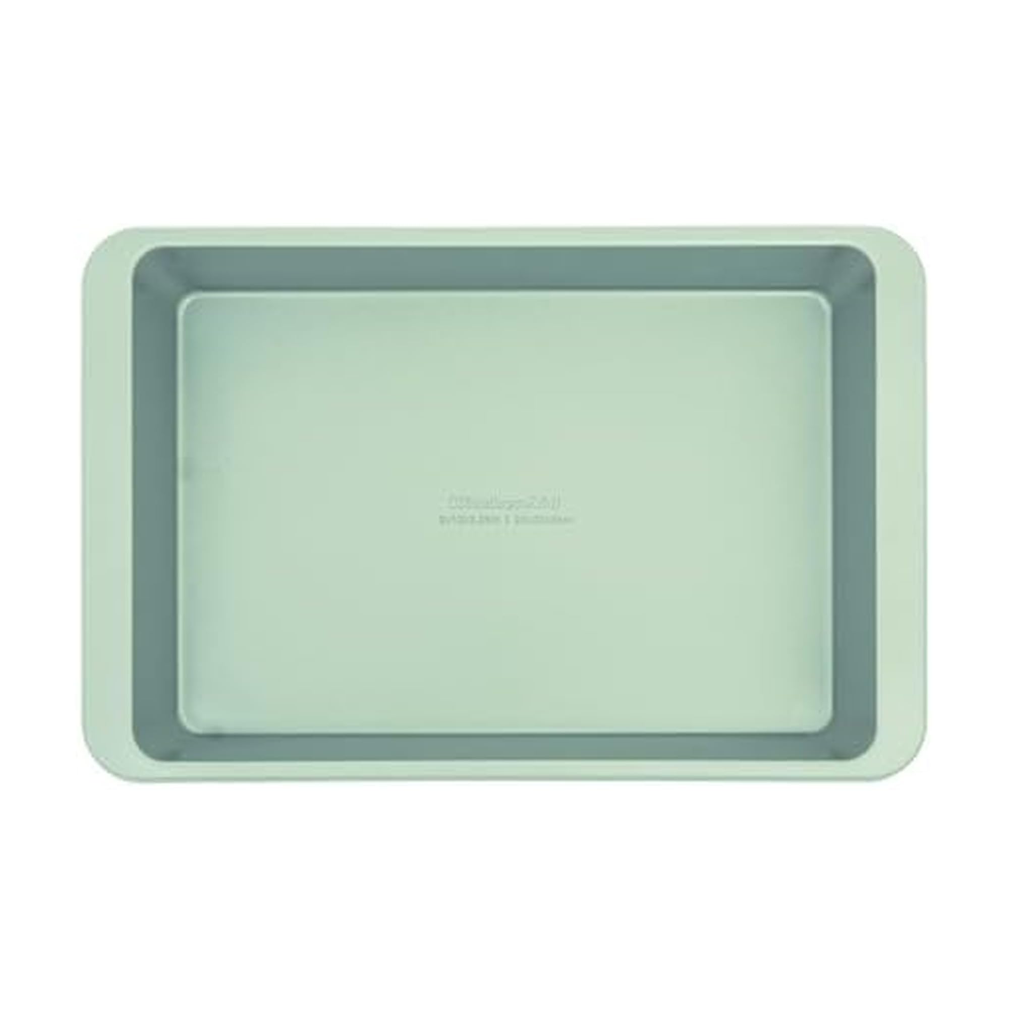 KitchenAid Nonstick Swiss Engineered Aluminized Steel Cake Pan, Dishwasher Safe, Pistachio, 9 x 13 Inch