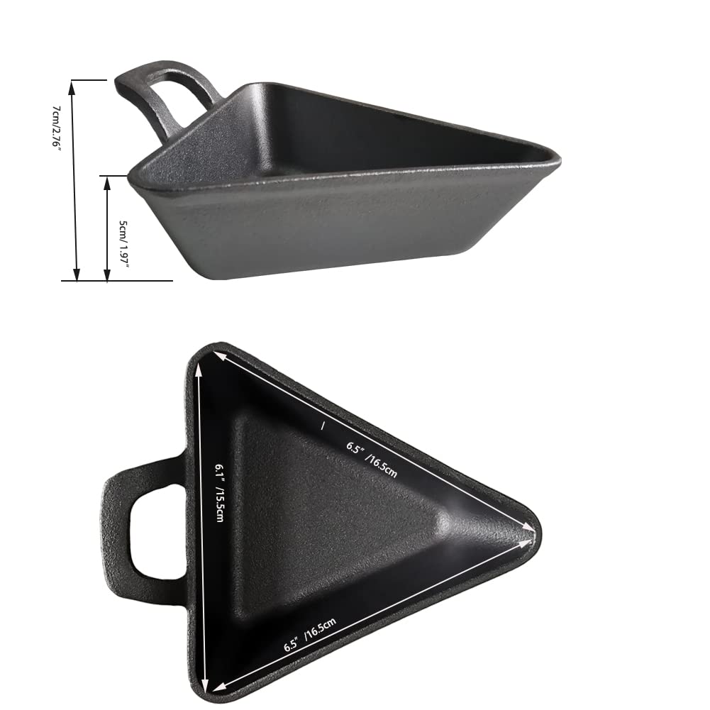 Hawok Cast Iron Cornbread Pan Set Of 6