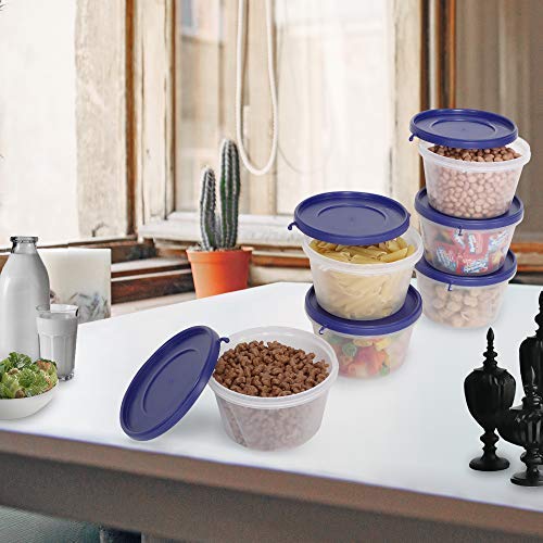 Cutting Edge Nesterware 750Ml Stackable Container (Set Of 6, Dark Blue)
