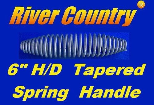 River Country Heavy Duty 6'' Spring Handle For Bbq Grills, Smokers, Wood Stoves