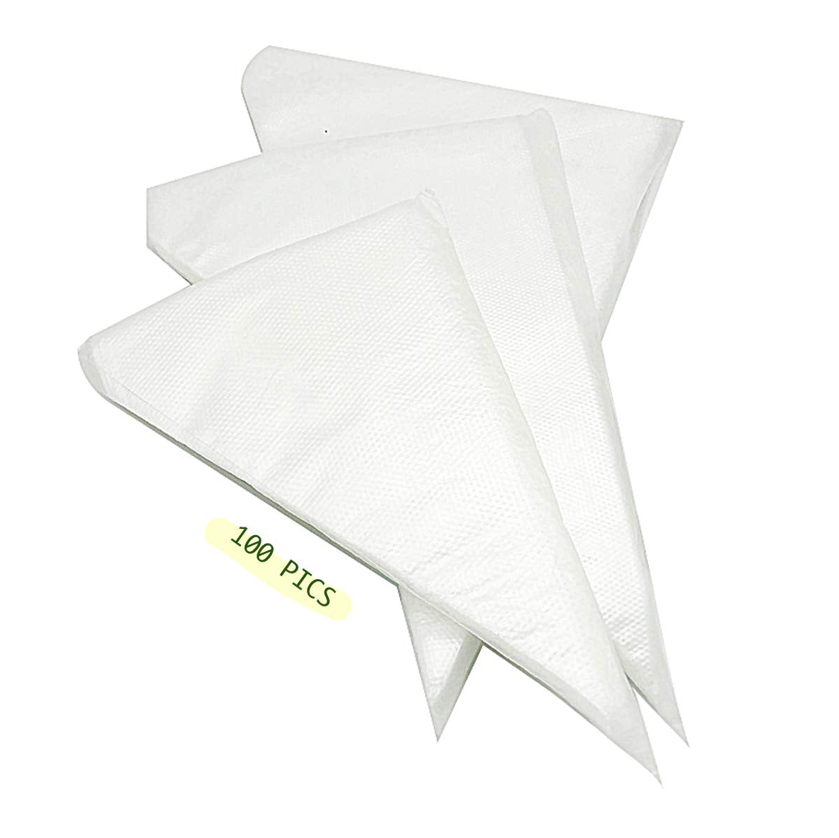 Dadam Pastry Piping Bags Set Of 100 - Disposable Cake Decorating Bags - Thickened Icing Piping Bag Cake Cupcake Decorating Bags