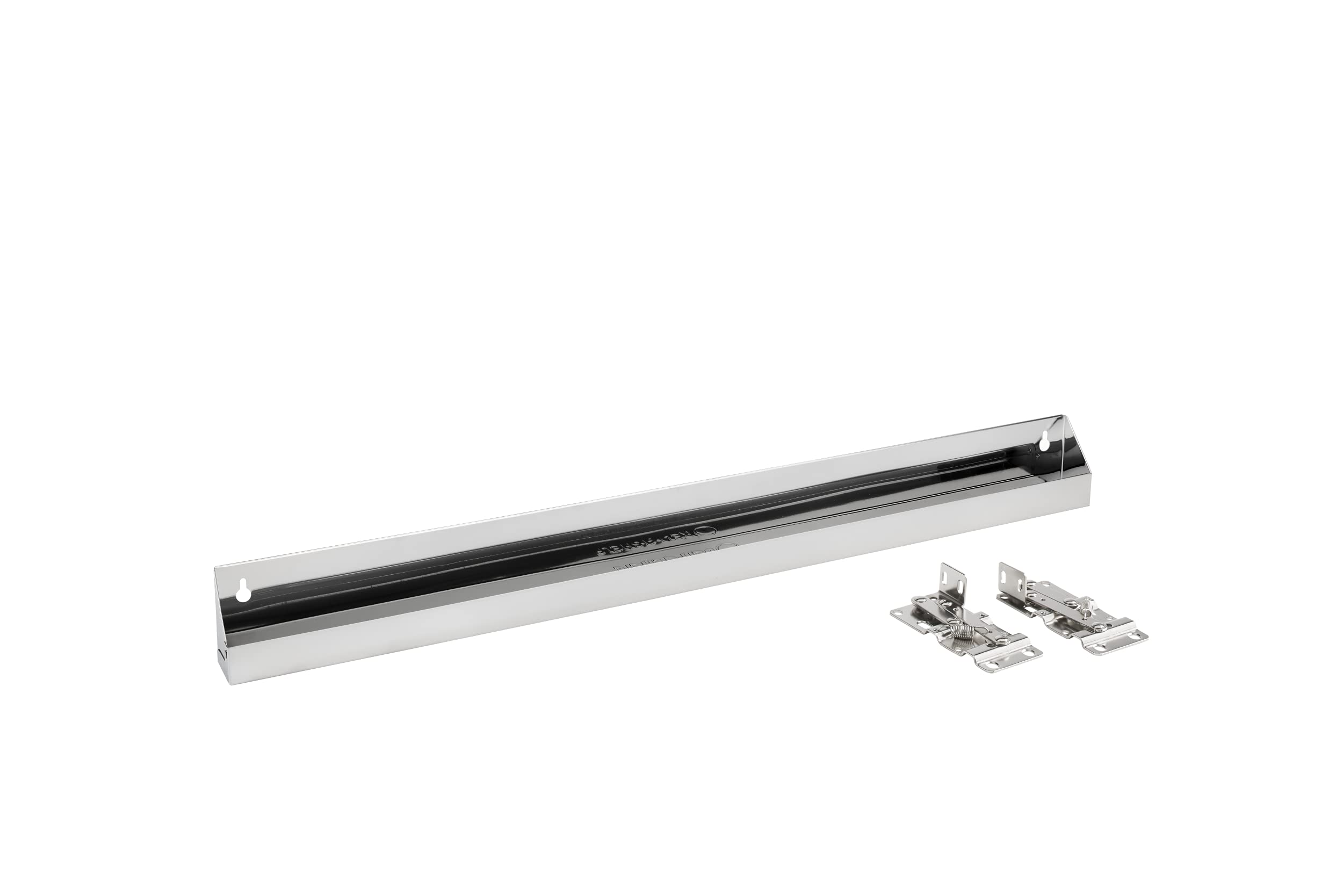 Rev-A-Shelf 31 Slim Tip-Out Sink Tray for Kitchen and Bathroom Base Cabinets, Large Pull Out Stainless Steel Storage Organizer, 