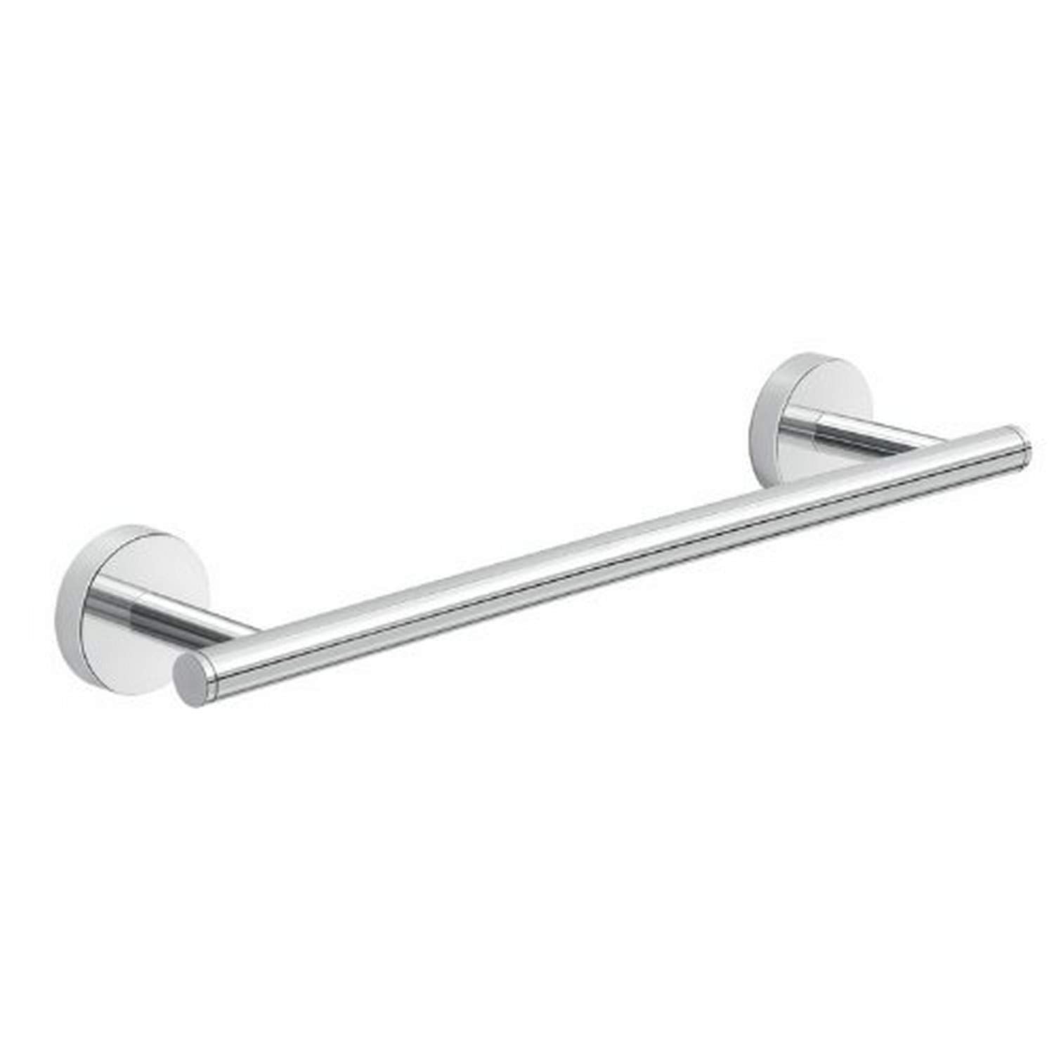 Gedy 2321-35-13 Eros Polished Rounded Towel Bar, Chrome, 14''