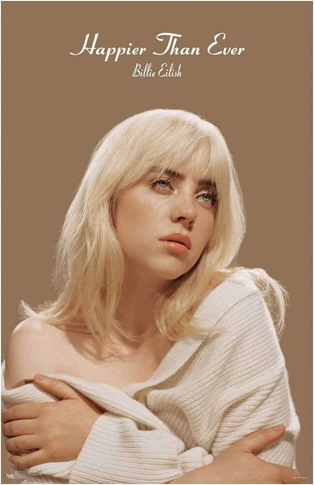 Billie Eilish - Happier Than Ever Mini Poster - Officially Licensed - Laminated - 11.5'' X 17.5''