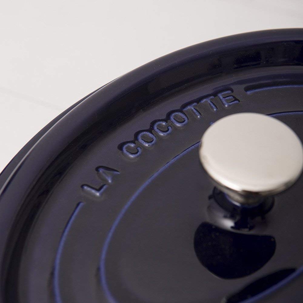 Staub Cast Iron Roaster/Cocotte, Oval 31 Cm, 5.5 L, Dark Blue