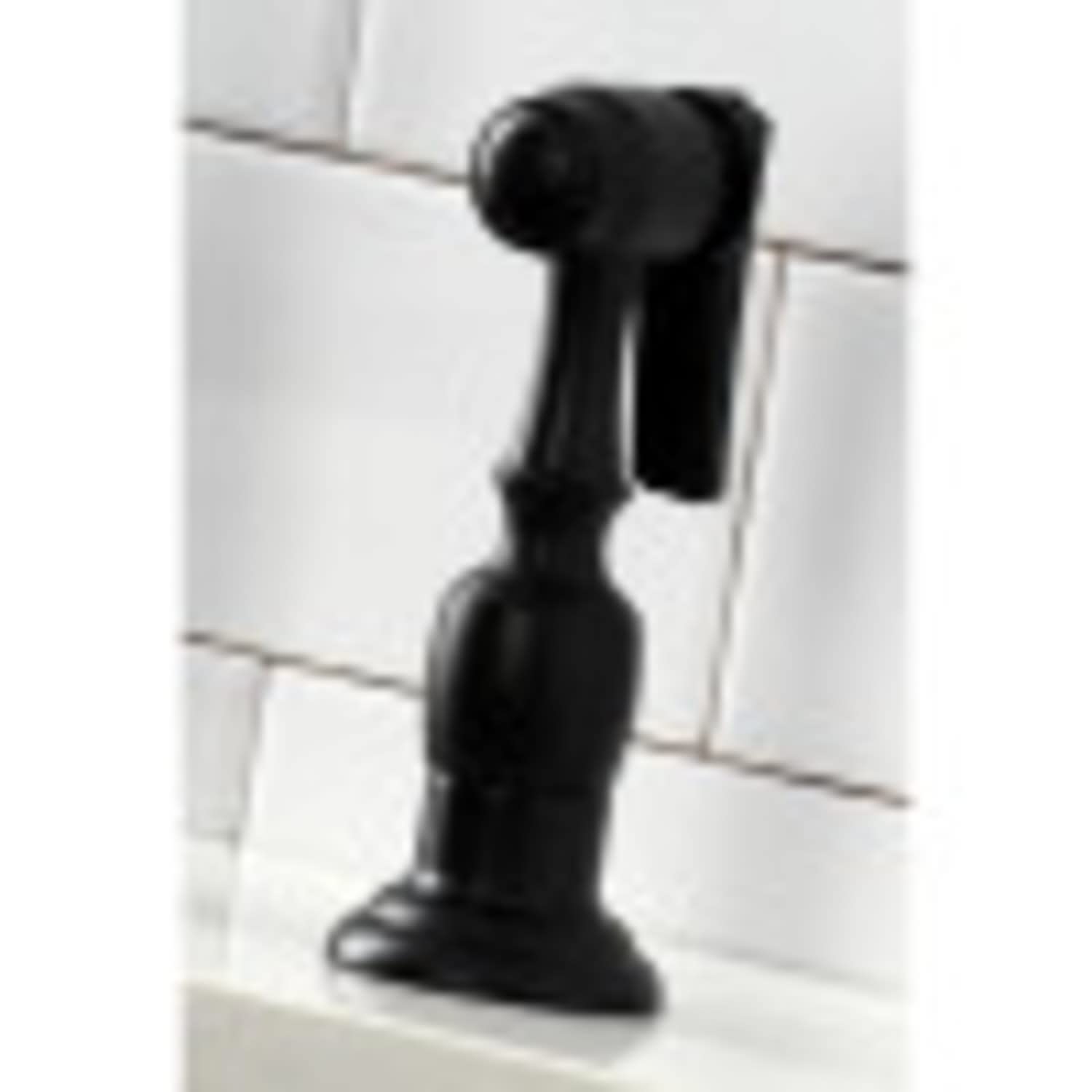 Kingston Brass KS1275TXBS French Country Kitchen Bridge Faucet with Brass Sprayer  Oil Rubbed Bronze
