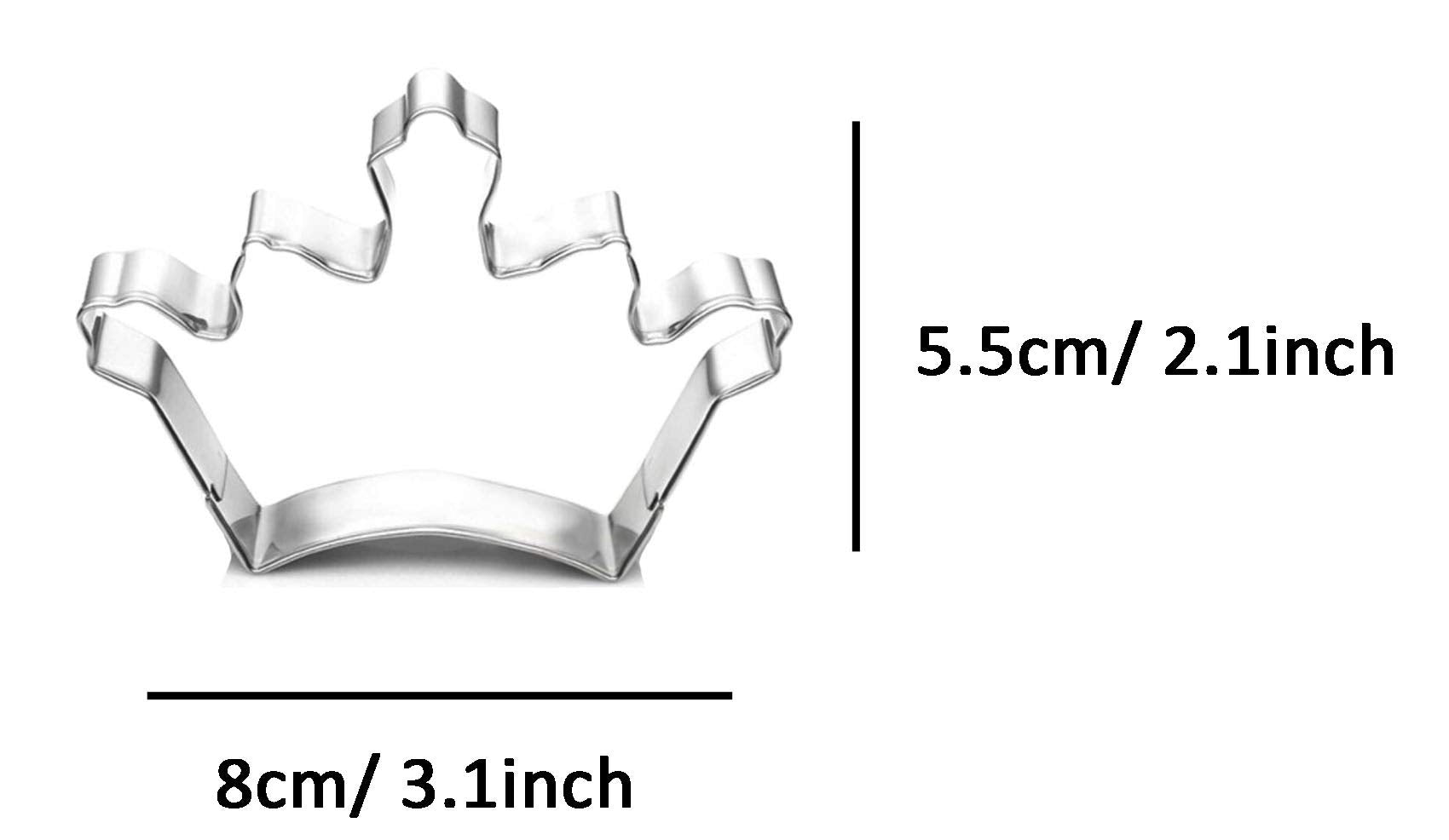 Zdywy King Tiara Crown Shaped Cookie Cutter