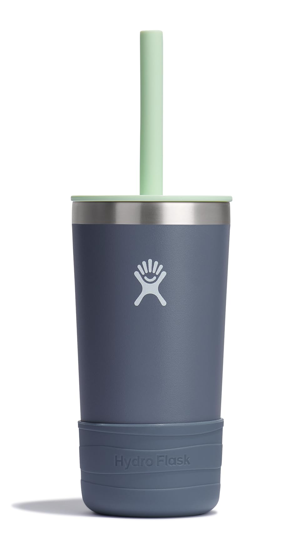 Hydro Flask Kids 12 Oz Tumbler with Lid and Straw for School - Insulated Stainless Steel in Koala Gray