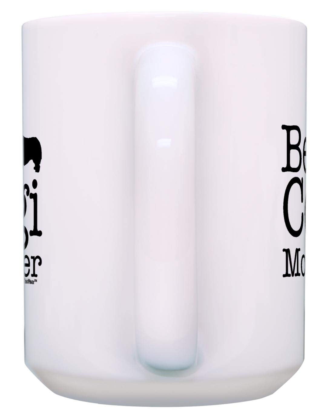 ThisWear Best Corgi Mom and Dad Mug Set Corgi Parents 2 Pack 15oz Ceramic Coffee Mug Set Corgi Dad & Mom