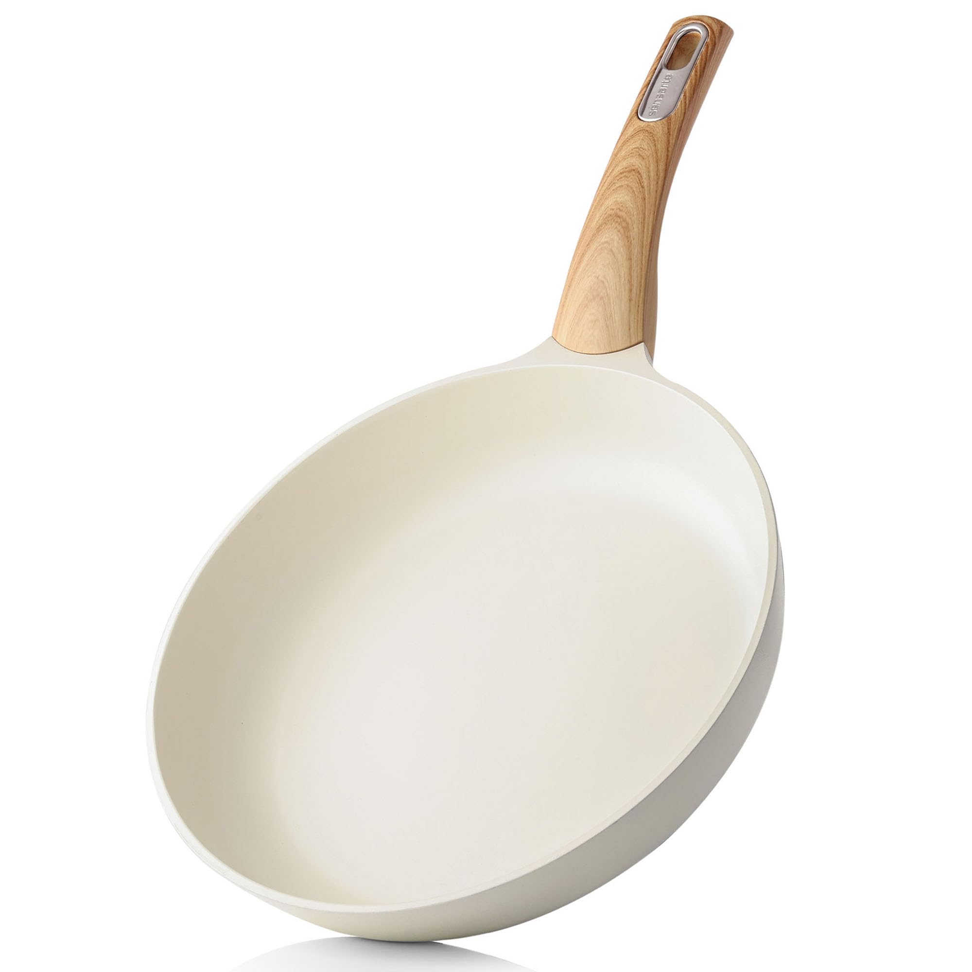 SENSARTE Ceramic Nonstick Frying Pan Small Skillet 8/9.5/11/12.5Inch Non Stick Omelet Pan, Non-toxic Kitchen Cooking Chefs Pan,