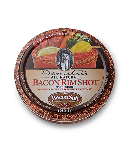 Demitris Bacon Rimshot, Spiced Rim Salt, 4 Ounce Tin