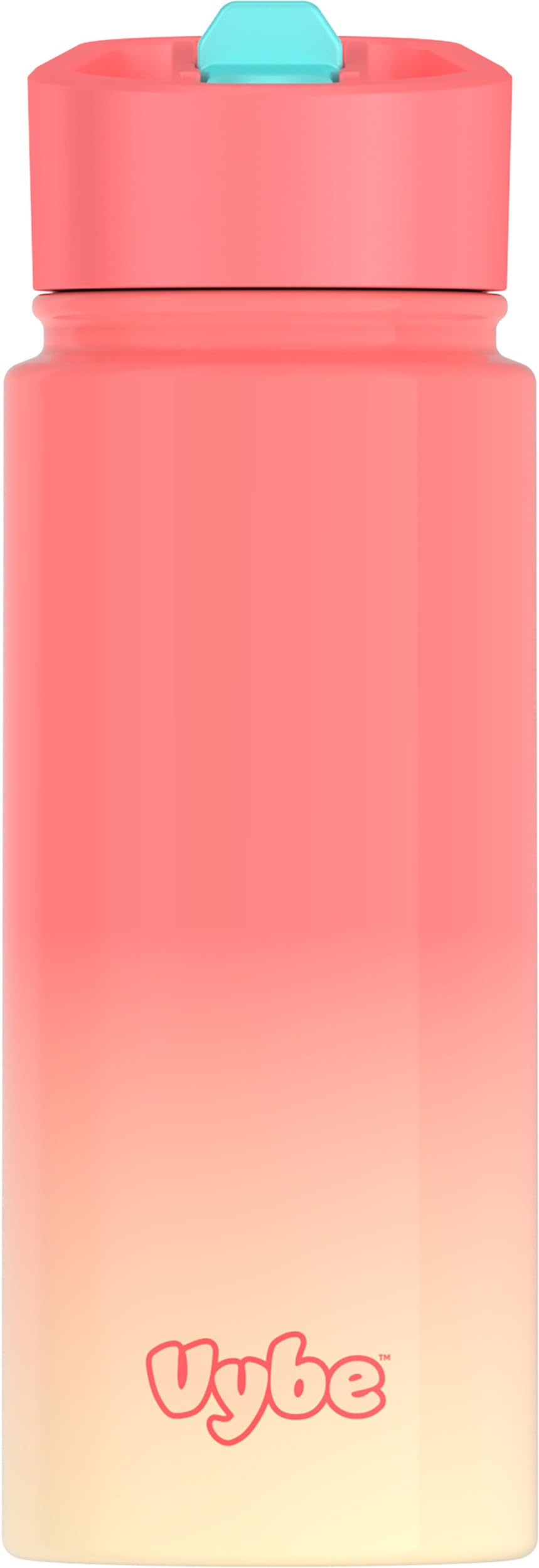 THERMOS Vybe Water Bottle with Straw  20 Ounce  Kids Stainless Steel Vacuum Insulated Water Bottle with Lid, Melon Ombre