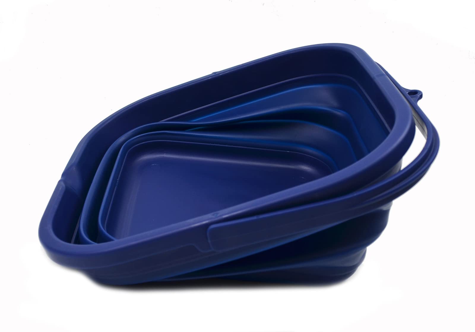 SAMMART 5.5L (1.4 Gallon) Collapsible Square Handy Bucket/Foldable SquareWater Pail/Portable Tub with Handle. (Royal Blue  1)