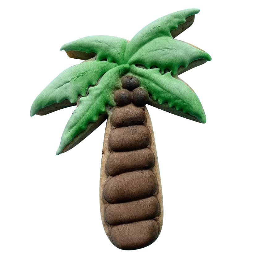 Liliao Palm Tree Cookie Cutter - 3.4 X 4.2 Inches - Stainless Steel