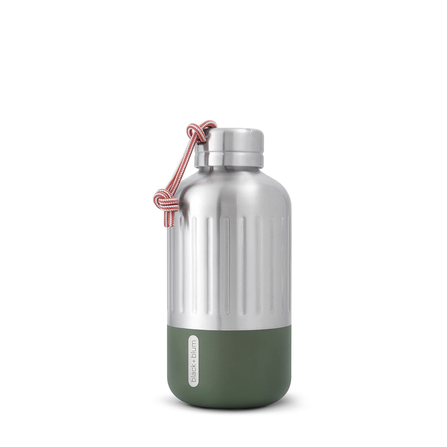 Black + Blum Explorer Insulated Flask, Olive, 650 Ml, Thermal Drinking Bottle Keeps Cold For 24 Hours And Hot For 12 Hours, 100%