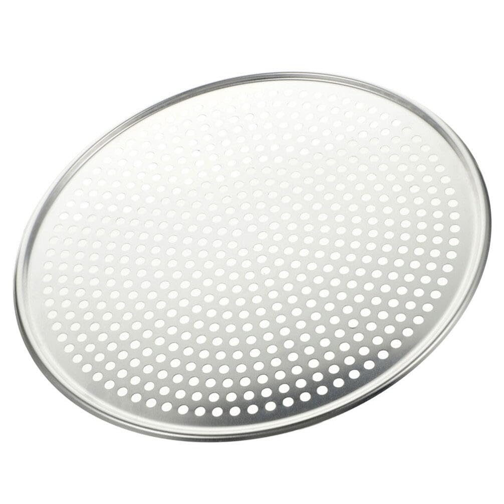 Hanabass Stainless Steel Pizza Pan 16 Inch Pizza Screen Baking Pan Mesh Pizza Pan Pizza Tray With Holes Nonstick Round Crisper T