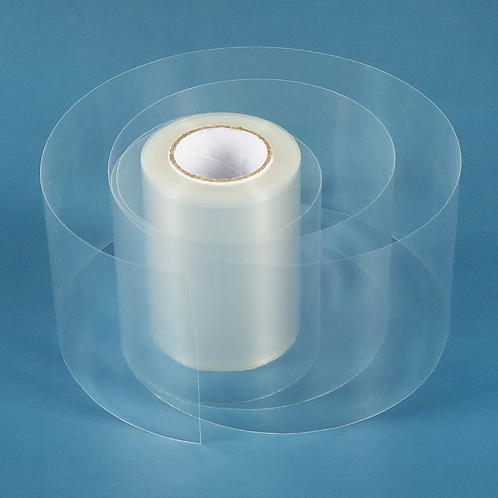 YQL Cake Collar 2.4 Inch  Acetate Cake Collar Roll DIY Acetate Sheet Baking Transparent Mousse Cake Sheets Surrounding Edge Clear Cake Strips for Baking Decorate  Chocolate Mousse Cake(2.4x394 Inch)