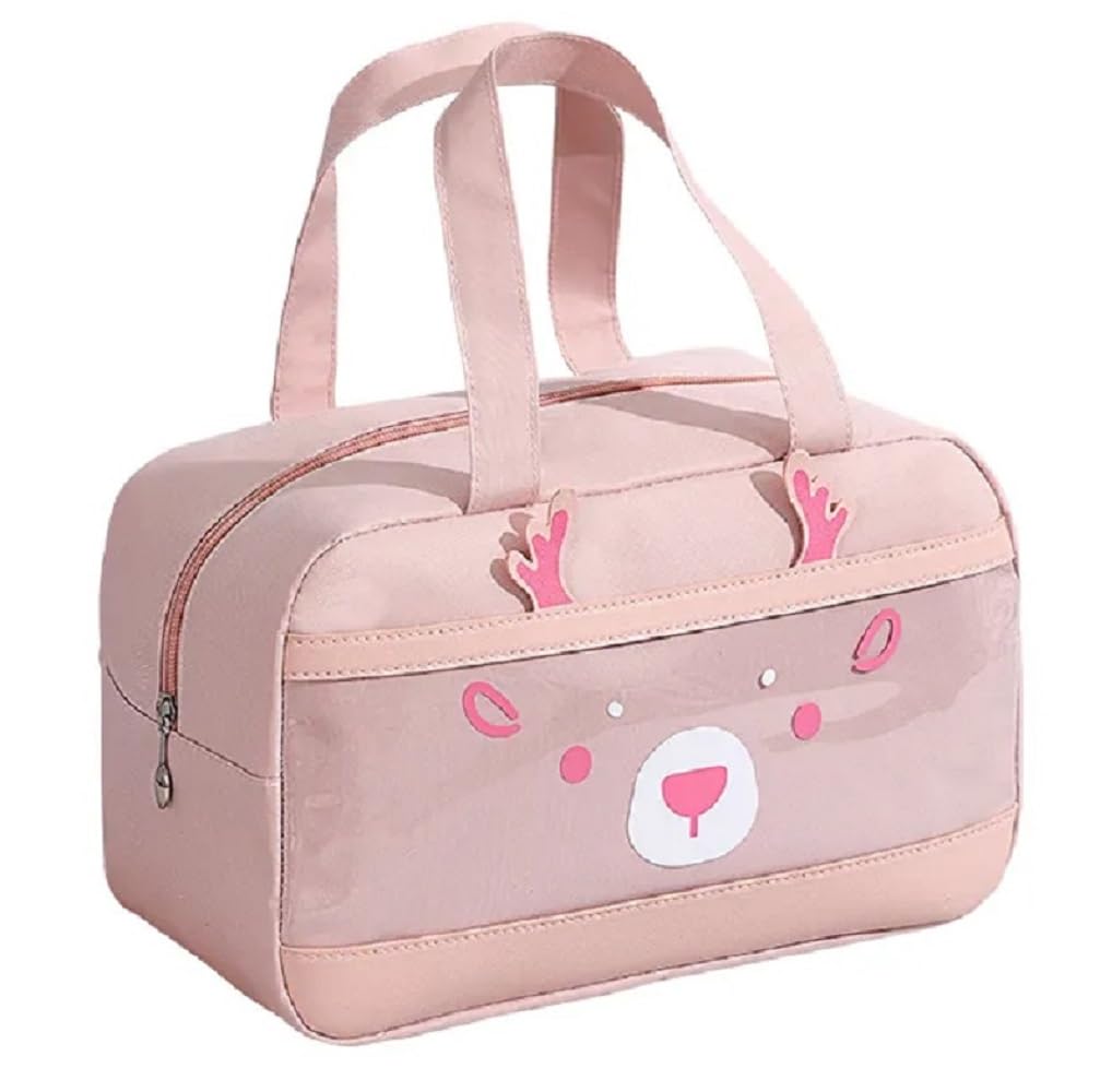 Coolkraft Lunch Bag For School Kids, Girls, Cute Animal Design Bag, Lunch Bag For Office Women Travel Picnic Bag, Insulated Port