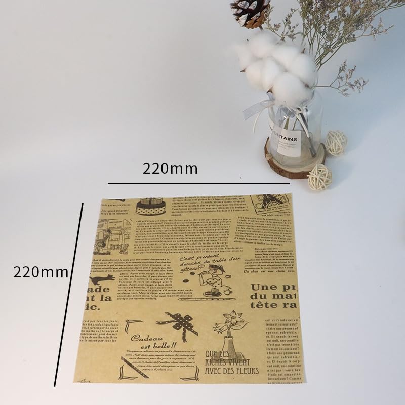 Suiwen 100Pcs Halloween Wax Paper Sheet, Food Picnic Printed With Ghost, Spider, Pumpkin And Spiderweb, Greaseproof,Waterproof D