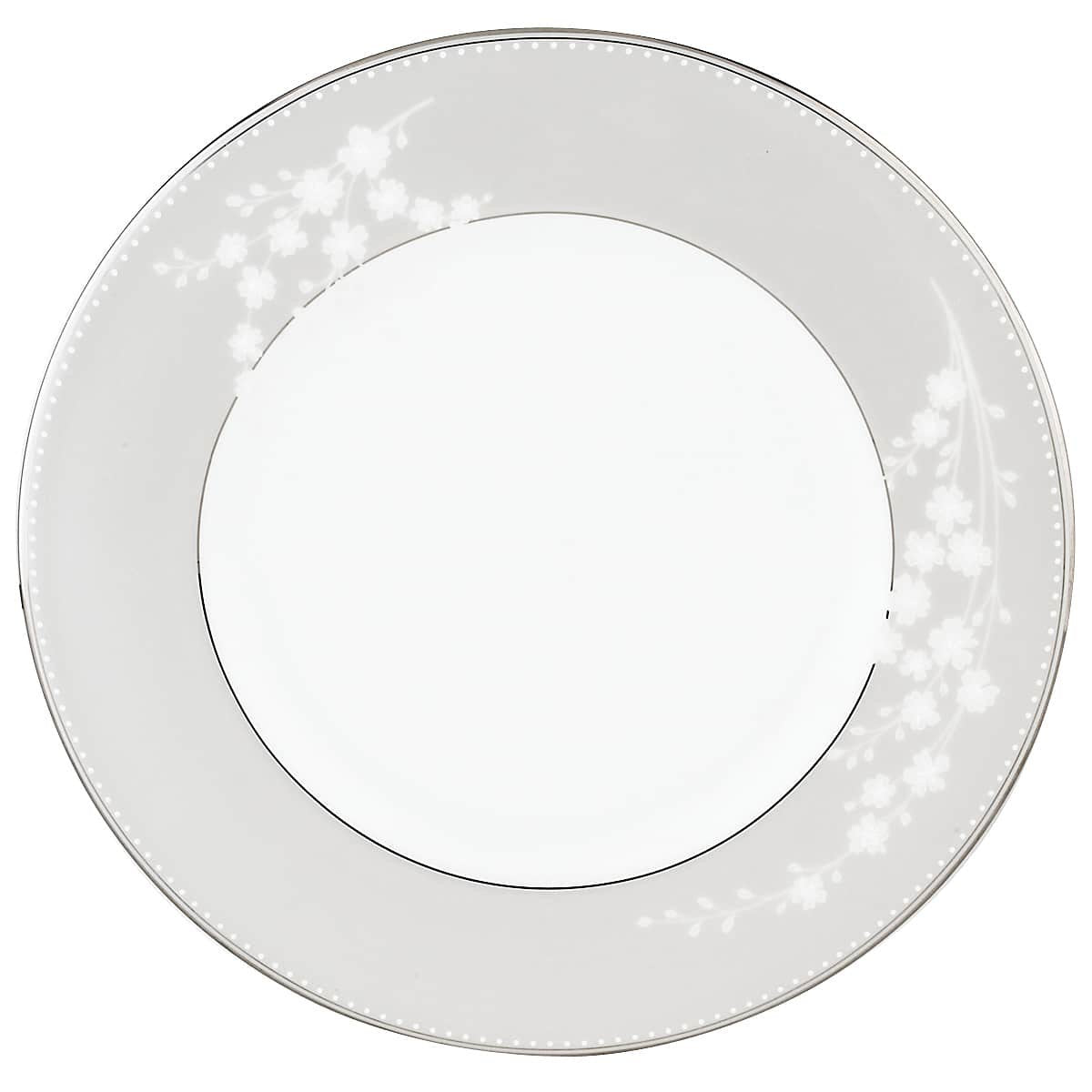 Lenox Bellina Bone China Platinum Banded 9'' Accent Plate