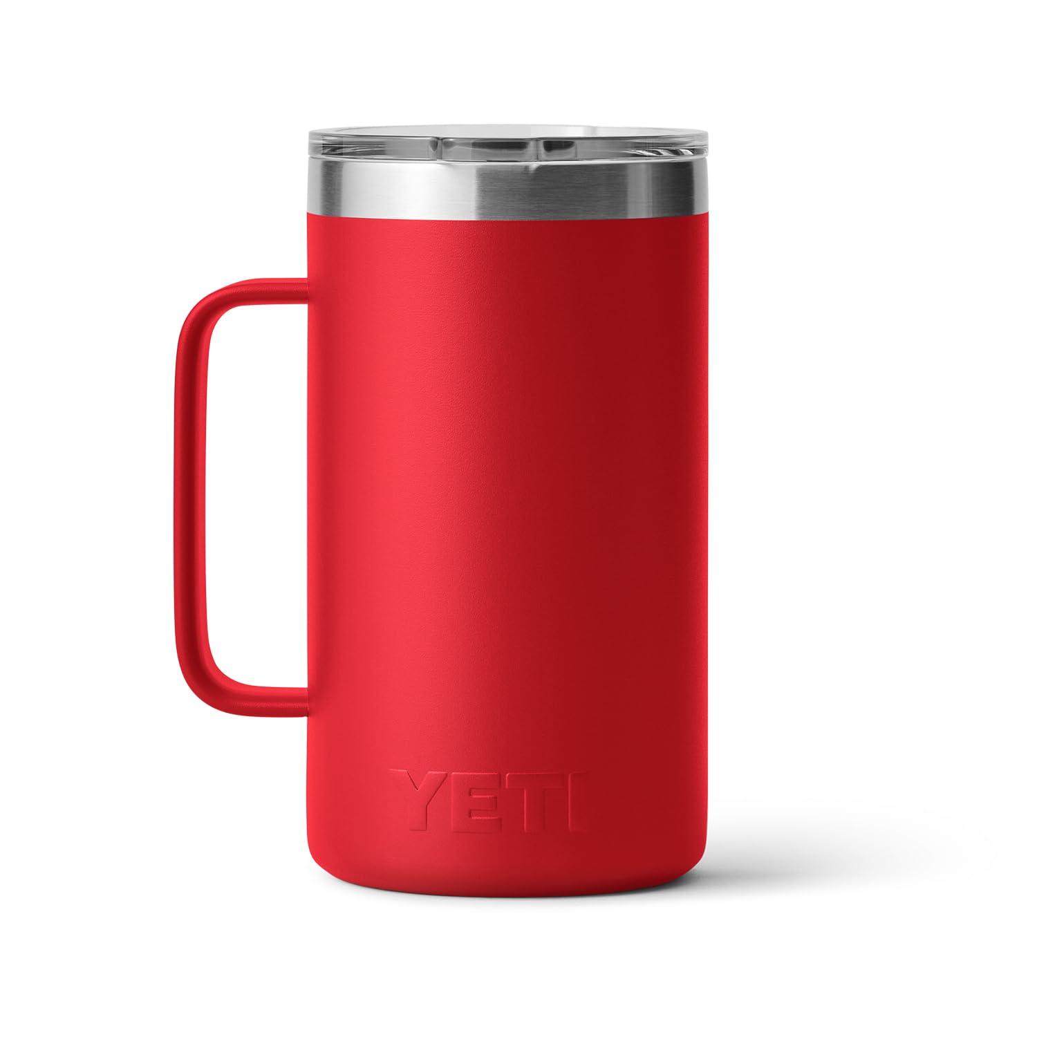 Yeti Rambler 24 Oz Mug, Vacuum Insulated, Stainless Steel With Magslider Lid, Rescue Red