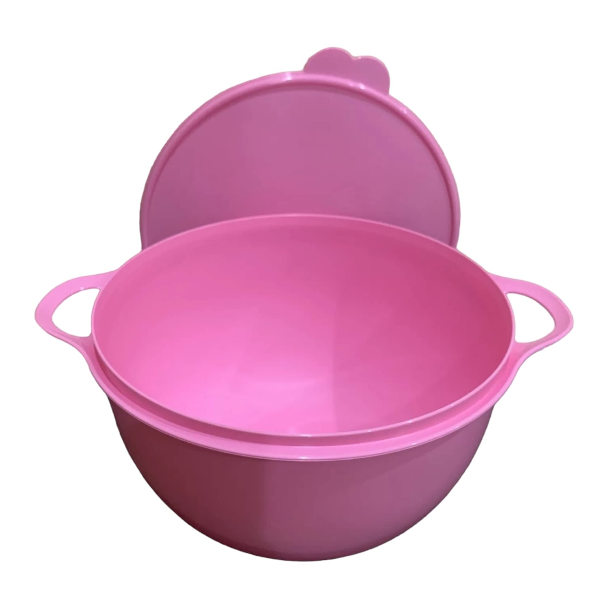 Tangdiaabbcc Thatsa Bowl Huge Big Bowl Mega 42 Cups (10L) Pink With Same Color Seal