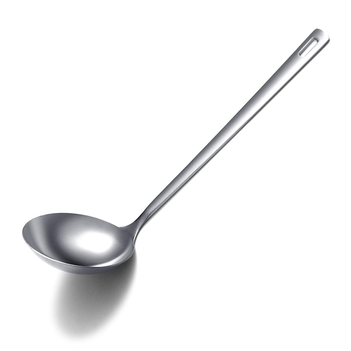 Stainless Steel Ladle, Berglander Soup Ladle, Cooking Ladle, Kitchen Ladle, Metal Soup Spoon For Cooking Non-Stick And Heat Resi