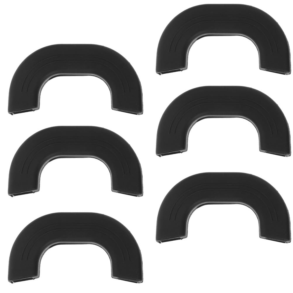 Zerodeko 6Pack Pot Handle Covers AntiScalding Handle Holders HeatResistant OilResistant Silicone Grips for Wok Soup Pot Sauc