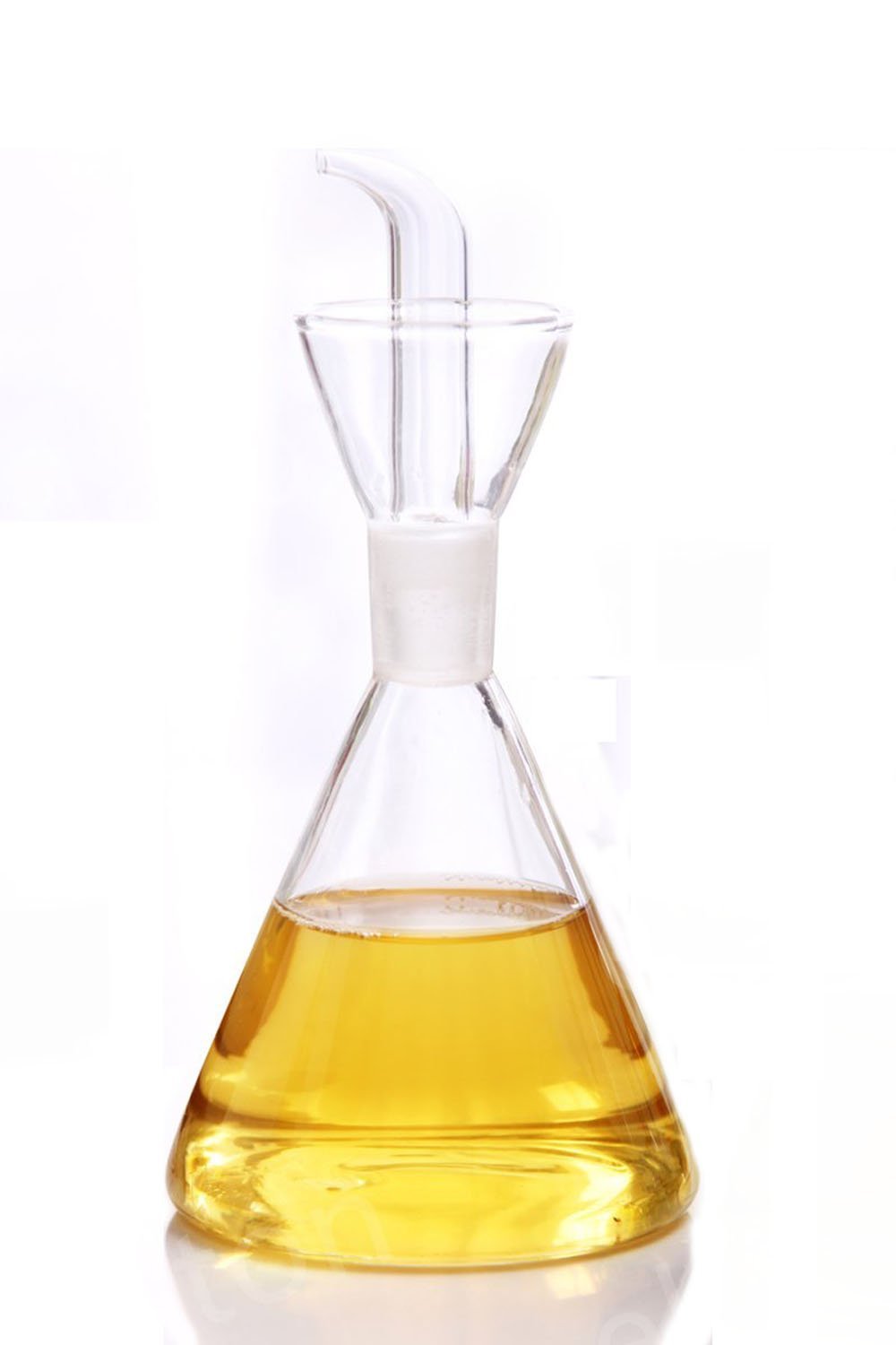 ELETON Olive Oil Dispenser Oil Bottle Glass with No Drip Bottle Spout - Oil Pourer Dispensing Bottles for Kitchen - Olive Oil Gl