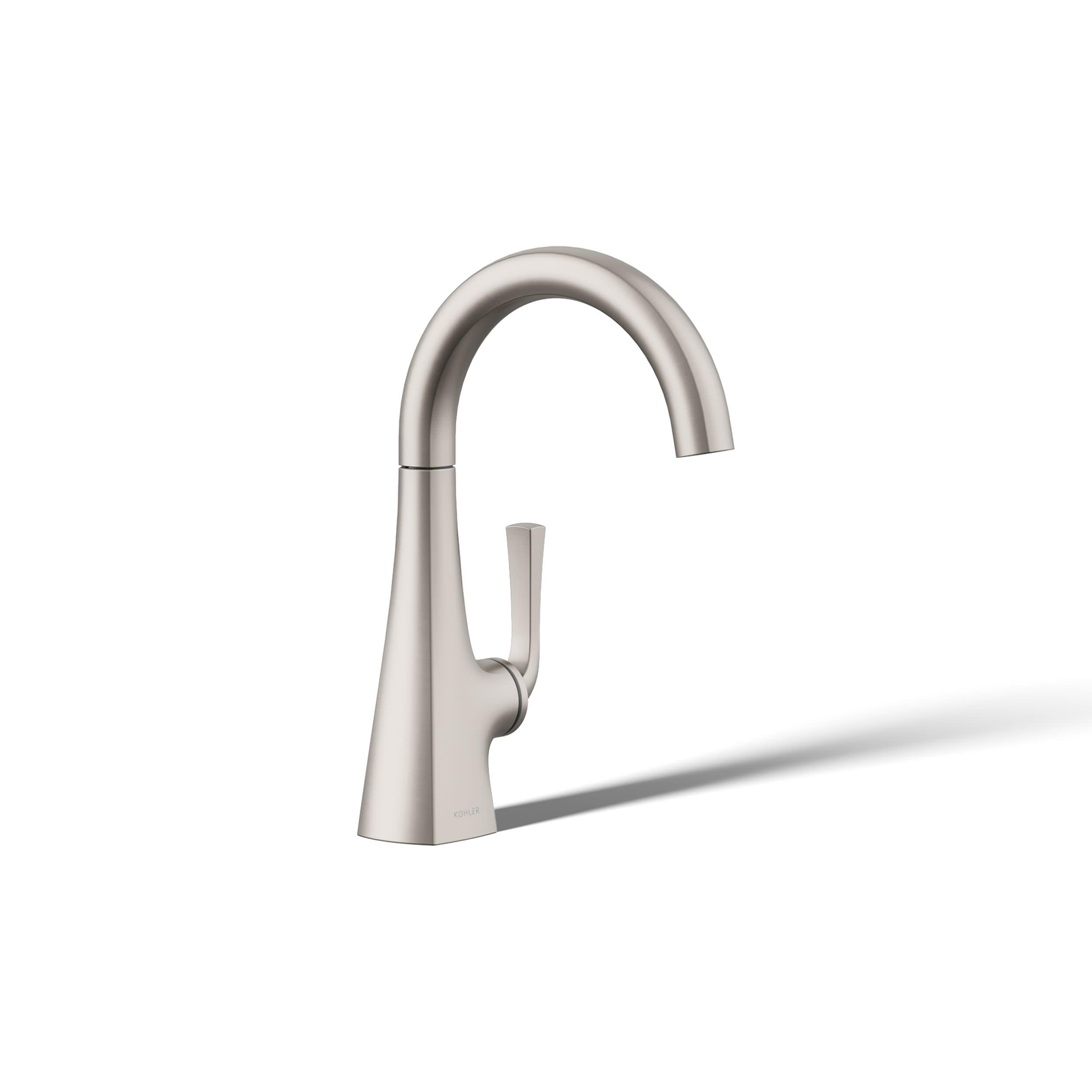 Kohler K-24134-VS Graze Beverage Faucet, Vibrant Stainless