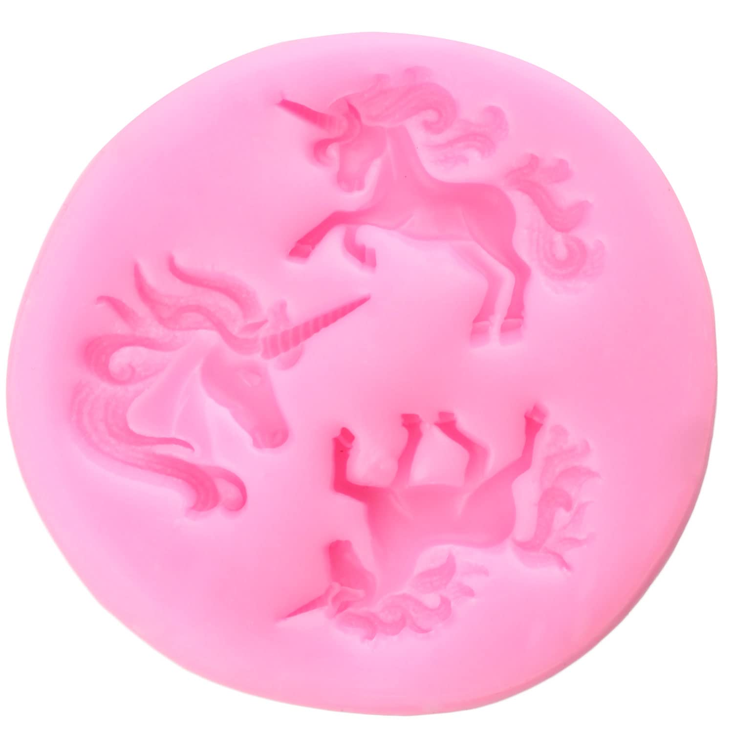 Lkdquthm Unicorn Silicone Mold Unicorn Molds Rainbow Cloud Fondant Molds Unicorn Ear Horn Chocolate Molds For Candy Cake Decorat