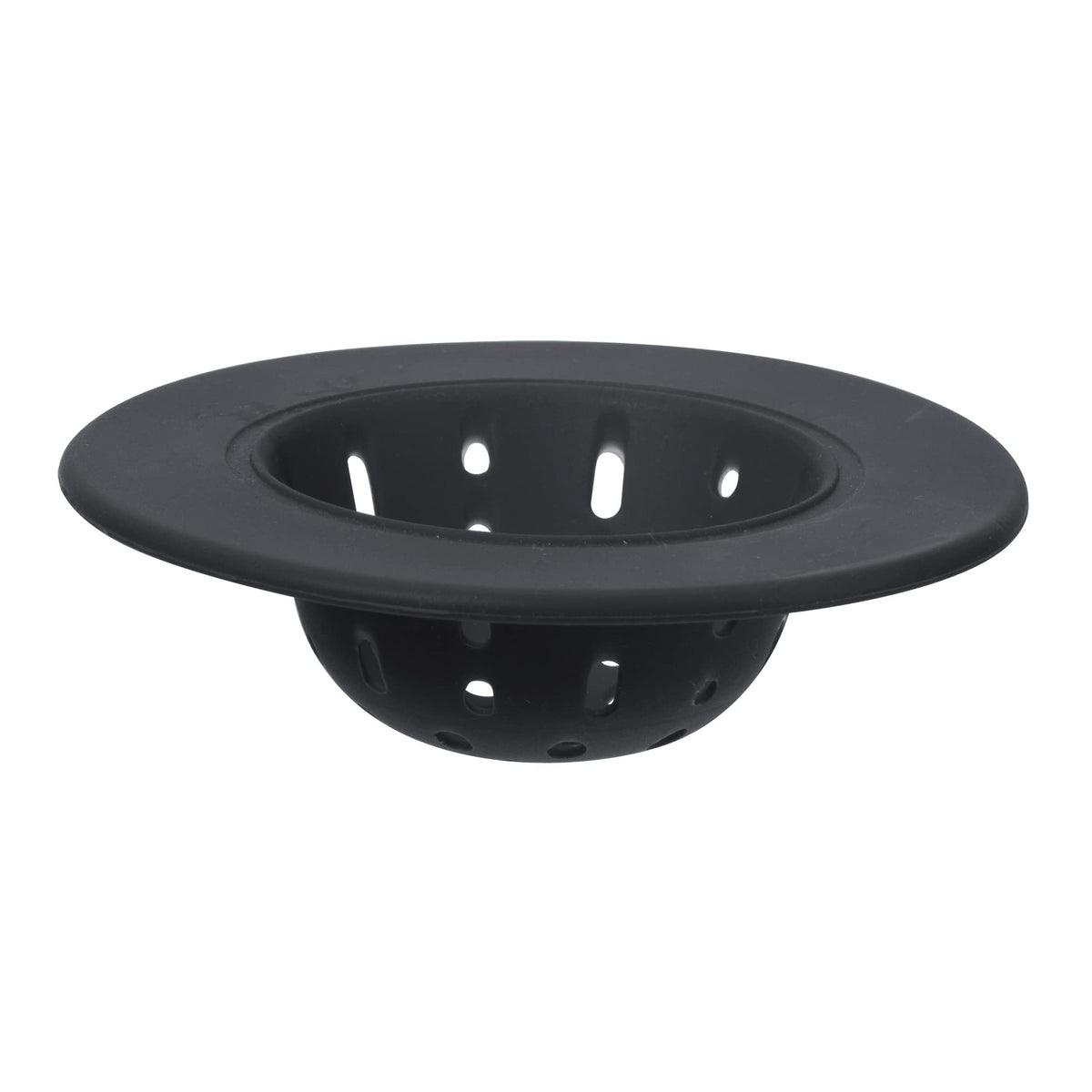 Oggi Silicone Sink Strainer- Great Kitchen Sink Strainer, Sink Drain Strainer, Drain Stopper, Sink Plug, 4.6? Diameter Rim, Blac