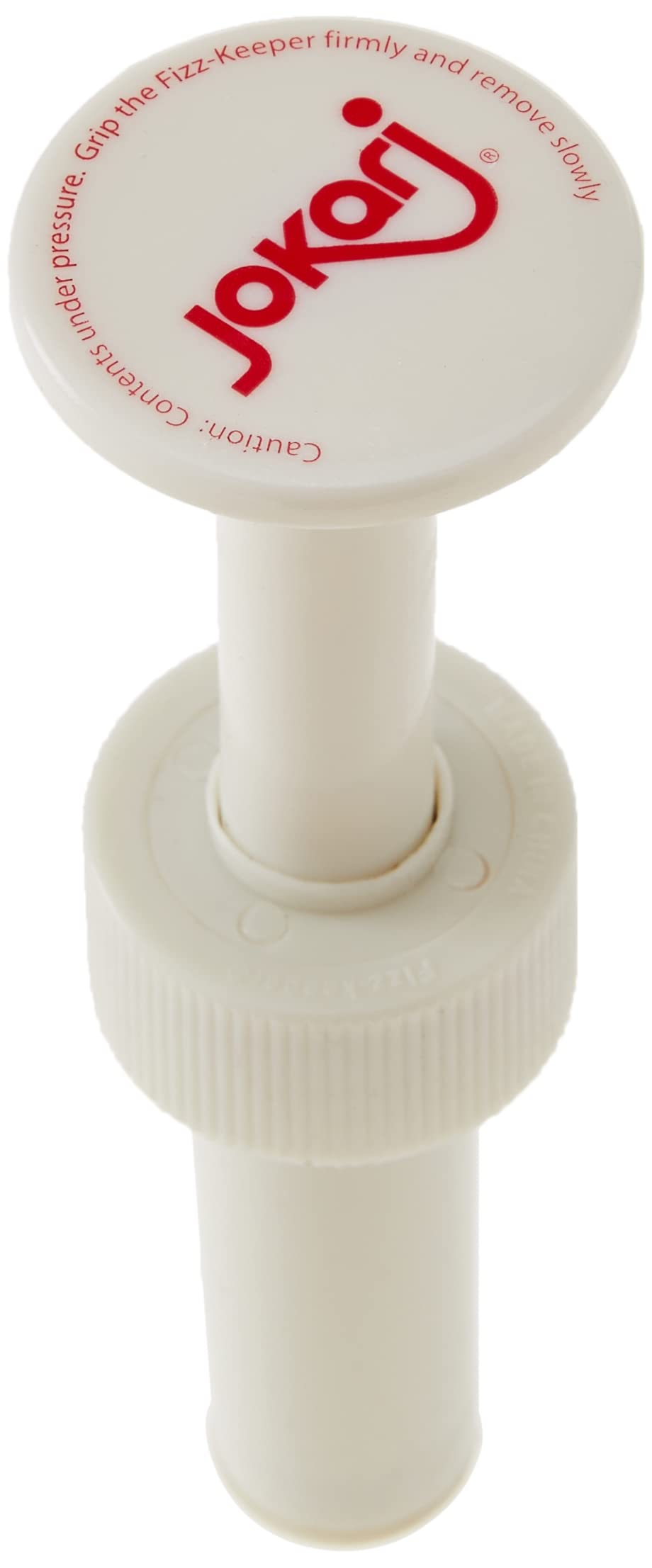 Jokari Fizz-Keeper Pump Cap - Plastic, One-Count, Model 5002, White