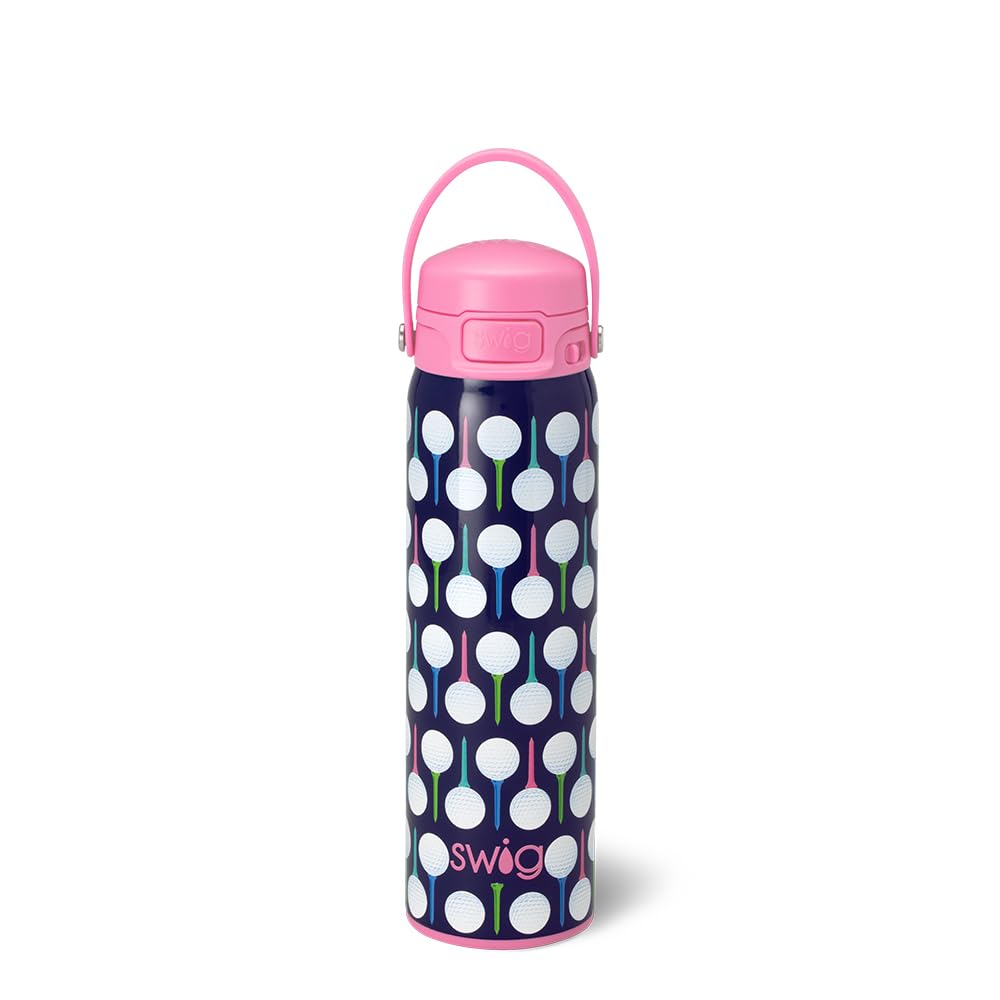 Swig Life 22oz Leakproof EZ Fill Water Bottle, Tee It Up