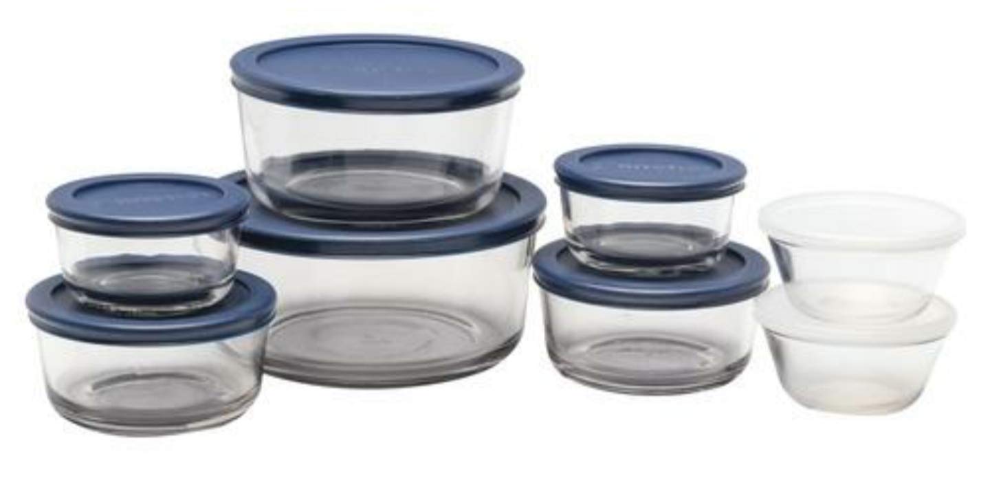 Food Storage Set 16Pc Red
