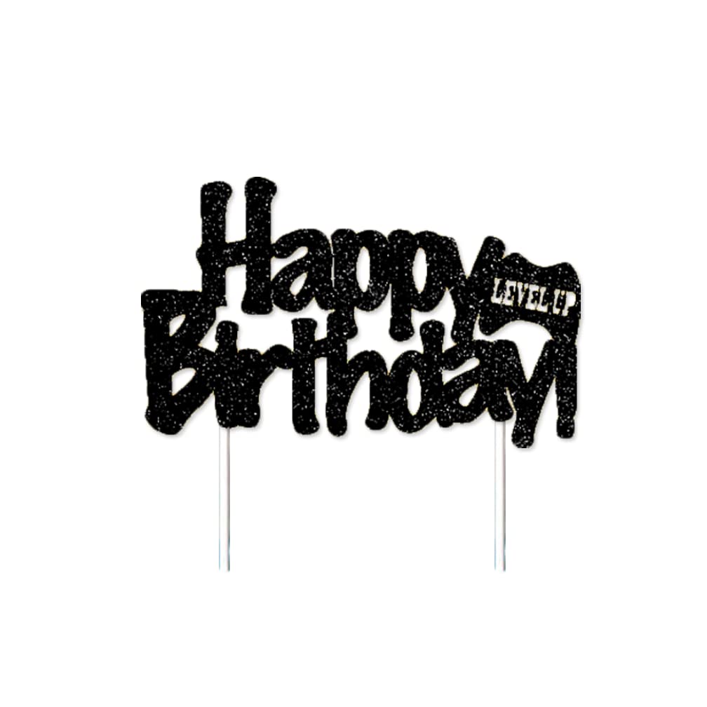 Video Game Cake Toppers With Controller And Birthday Cake Decoration