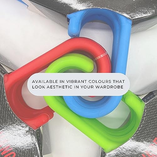 Mahaware Sturdy Polypropylene Hanger, Pack of 12,Red l Cloth Hanger l Dress Hangers l Hanger for Clothes Hanging