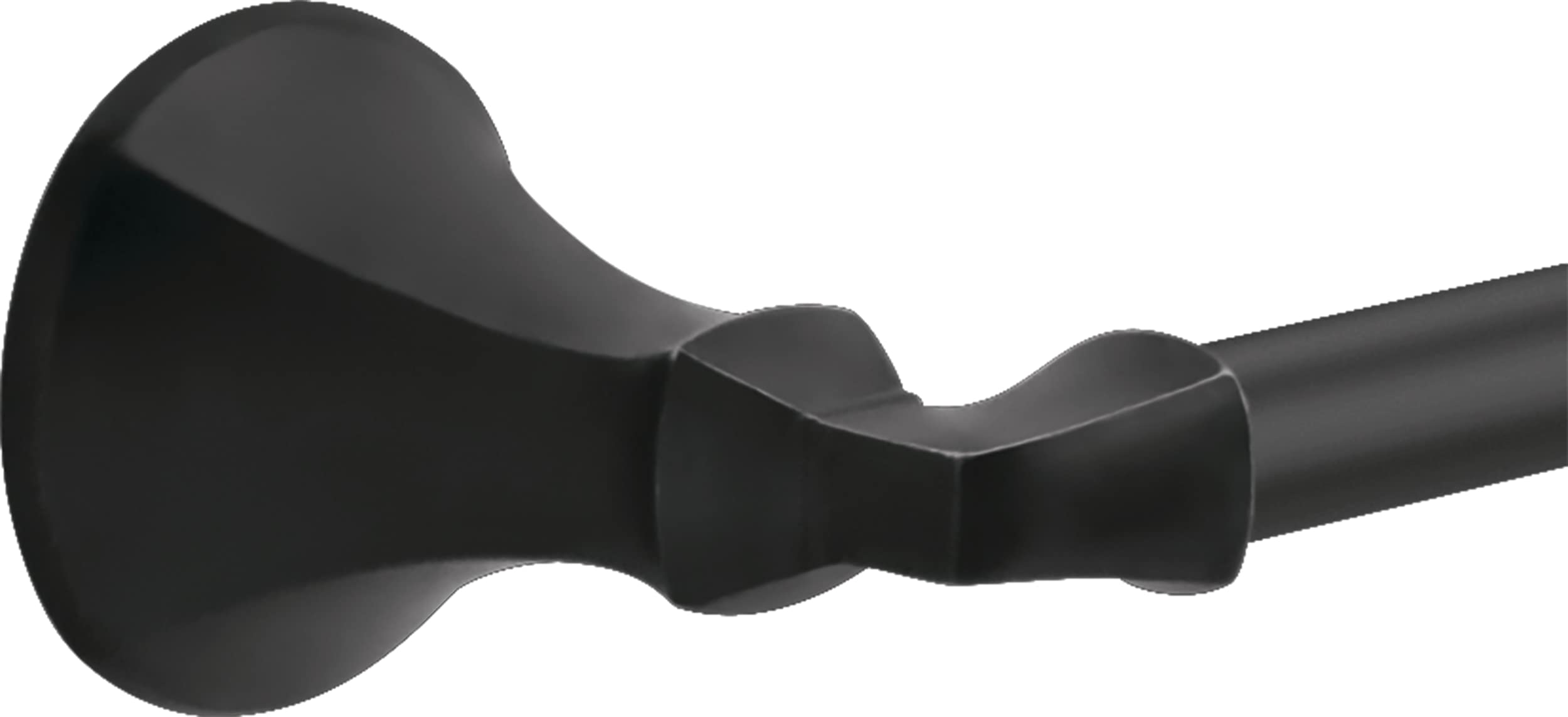 Delta 76418-BL Ashlyn 18-in Wall Mount Towel Bar Bath Hardware Accessory in Matte Black