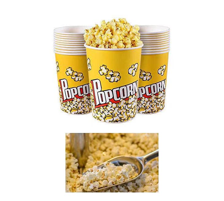 Popcorn Containers, Paper Containers < All For The Hostess>64 Oz Popcorn Containers For Party & Movie, Home, Nature (20 Per Pack