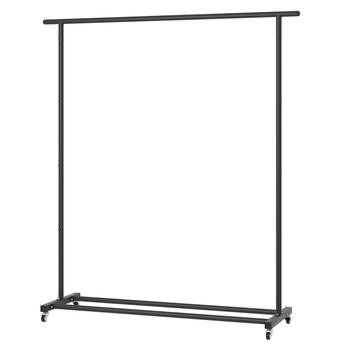 Buzowruil Clothing Clothes Rack Standard Rod Simple Rolling Metal Garm ...