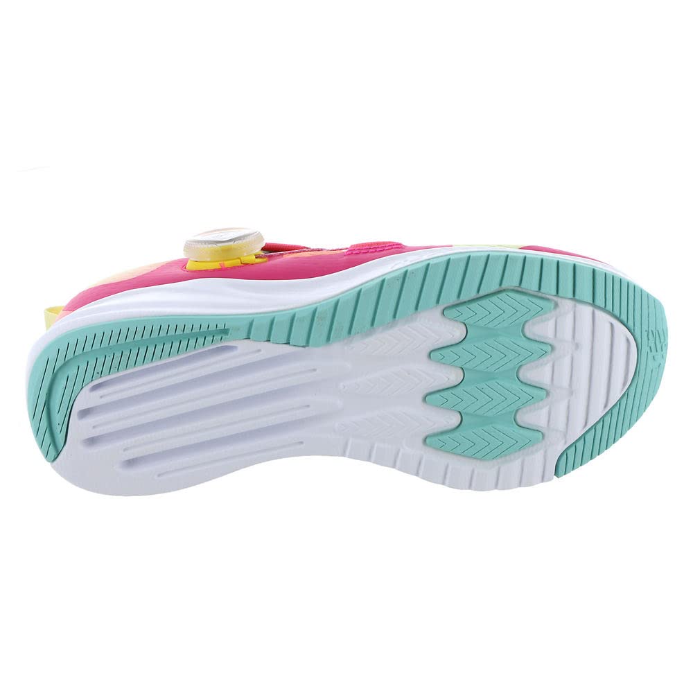 New Balance Kids Fuelcore Reveal V3 Boa Running Shoe, Hi-Pinksurfpeach Glaze, 105 Wide Little Kid
