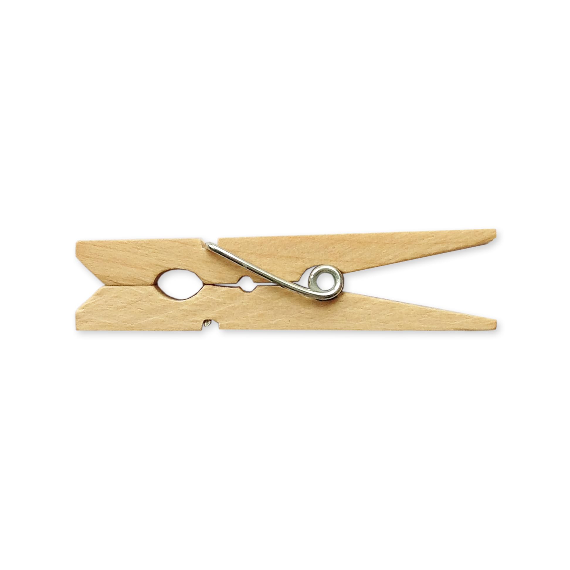 Lwr Crafts Wooden Small Clothespins 1-7/8'' 4.8Cm 50 Pieces Per Pack (Natural)