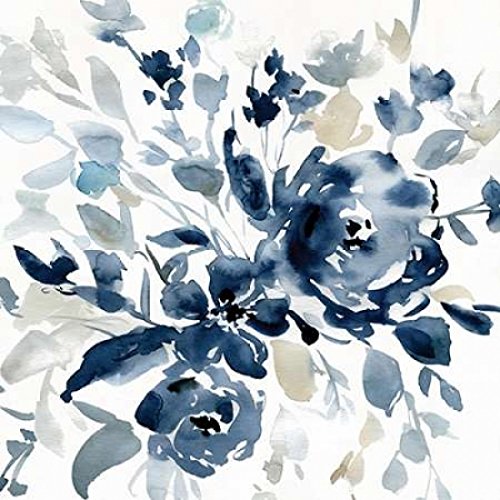 Posterazzi Pdx17958Large Indigo Garden I Poster Print By Carol Robinson, 24 X 24