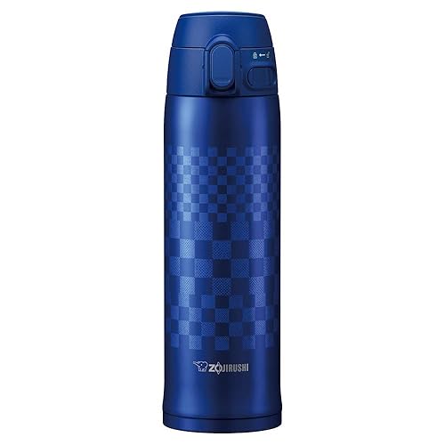 Zojirushi Sm-Tae48Az Stainless Vacuum Mug, 16 Oz, Ichimatsu Blue