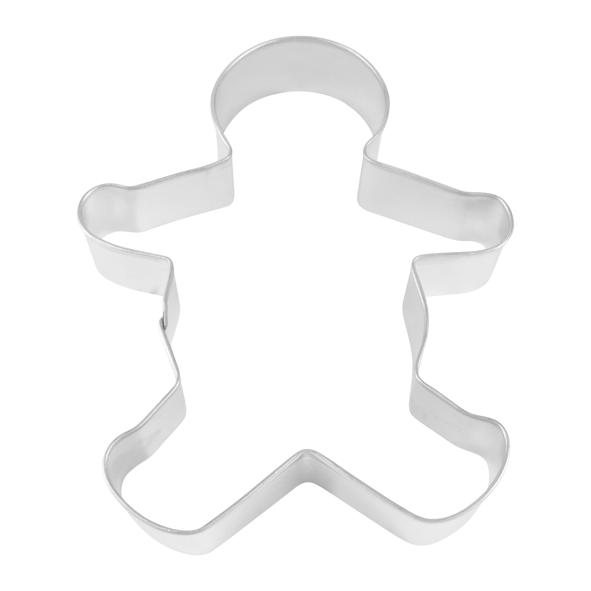 R&M Gingerbread Boy 5'' Cookie Cutter In Durable, Economical, Tinplated Steel